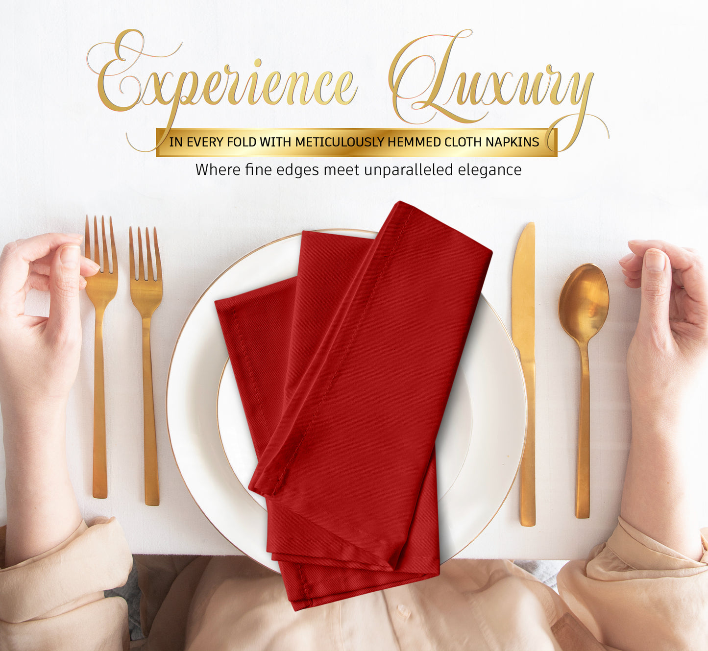 Cloth Napkin - Red