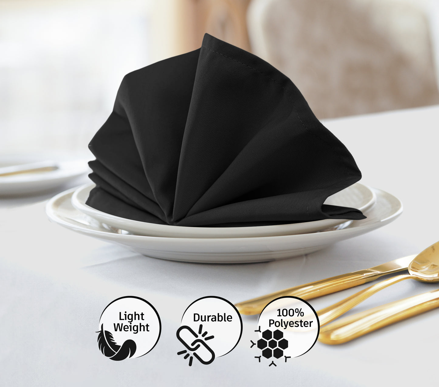 Cloth Napkin - Black