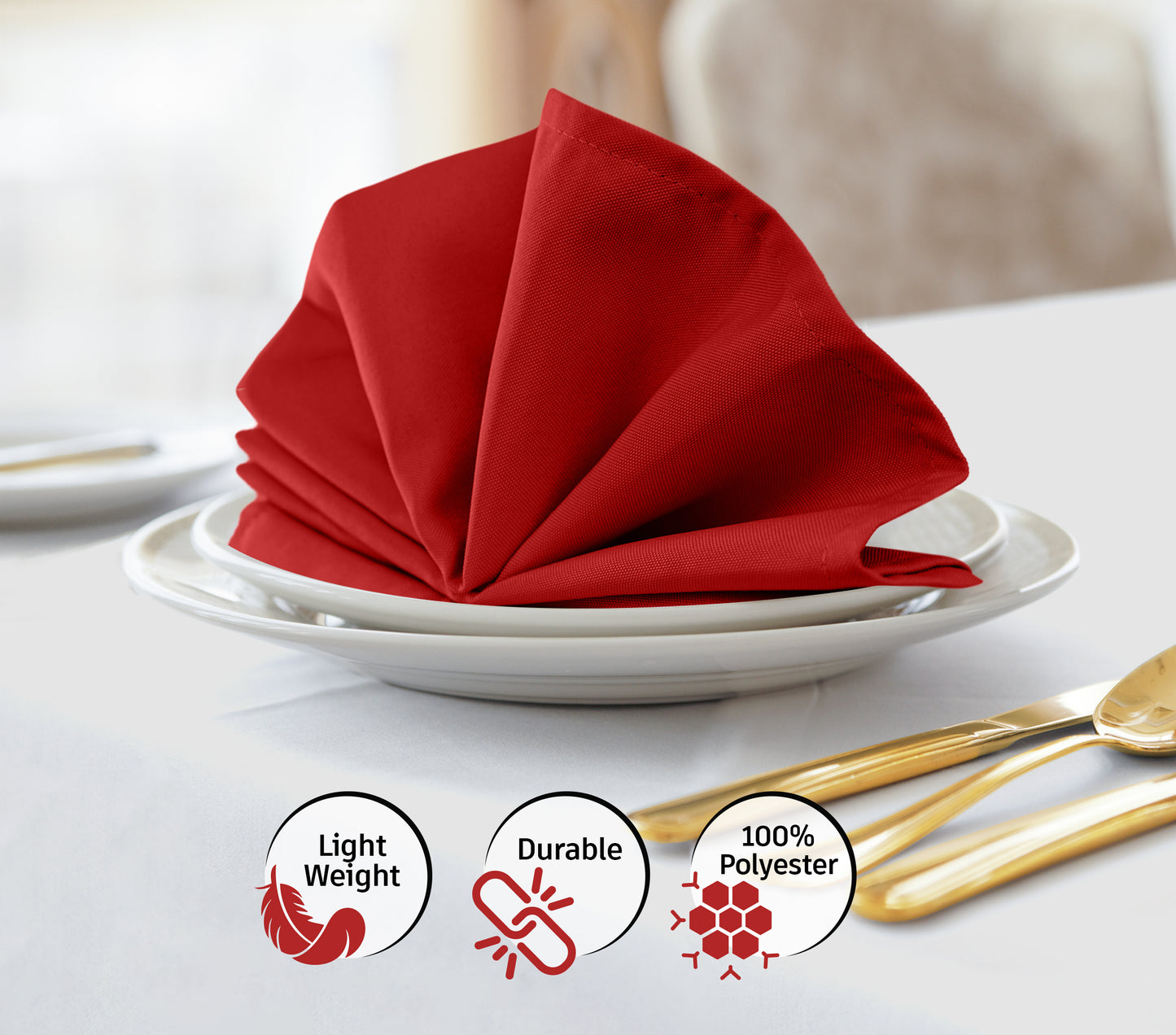 Cloth Napkin - Red