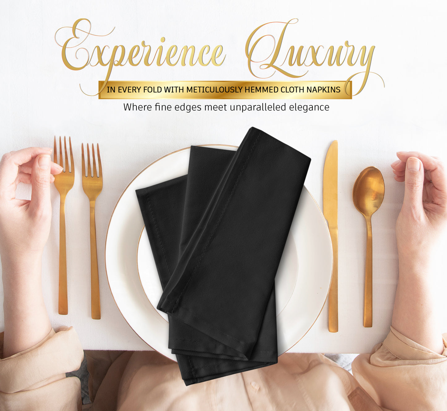 Cloth Napkin - Black