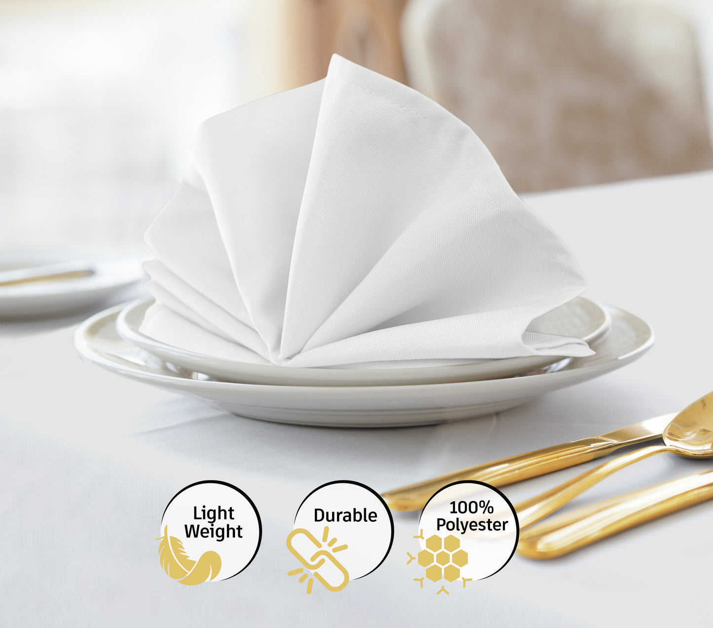 Cloth Napkin - White