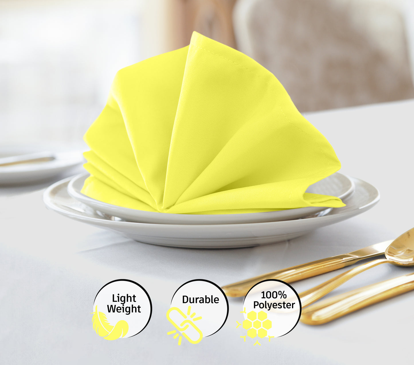 Cloth Napkin - Yellow