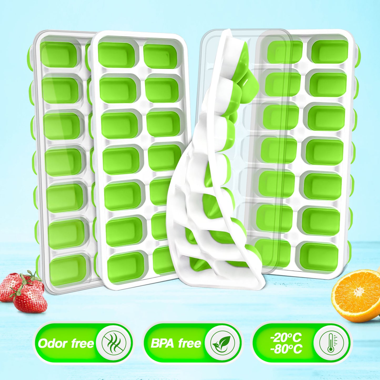 ice tray pack of 4