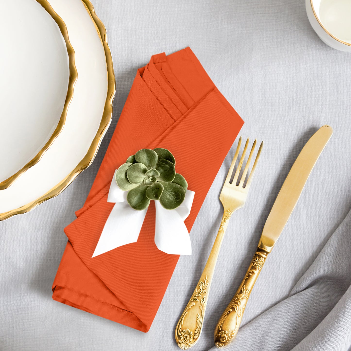 Cloth napkin - Orange