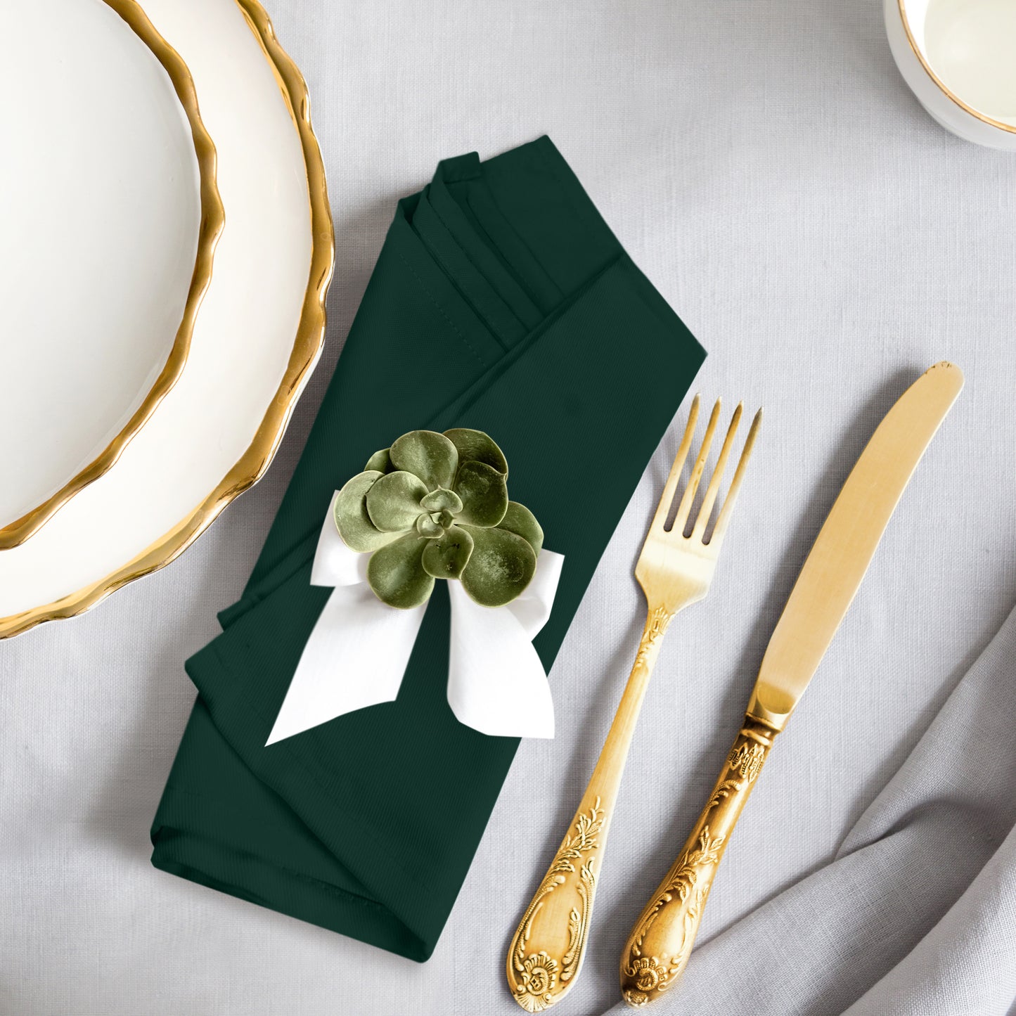 Cloth Napkin - Emerald Green