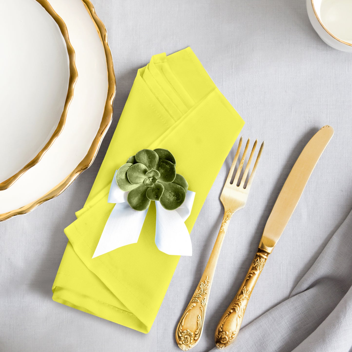 Cloth Napkin - Yellow