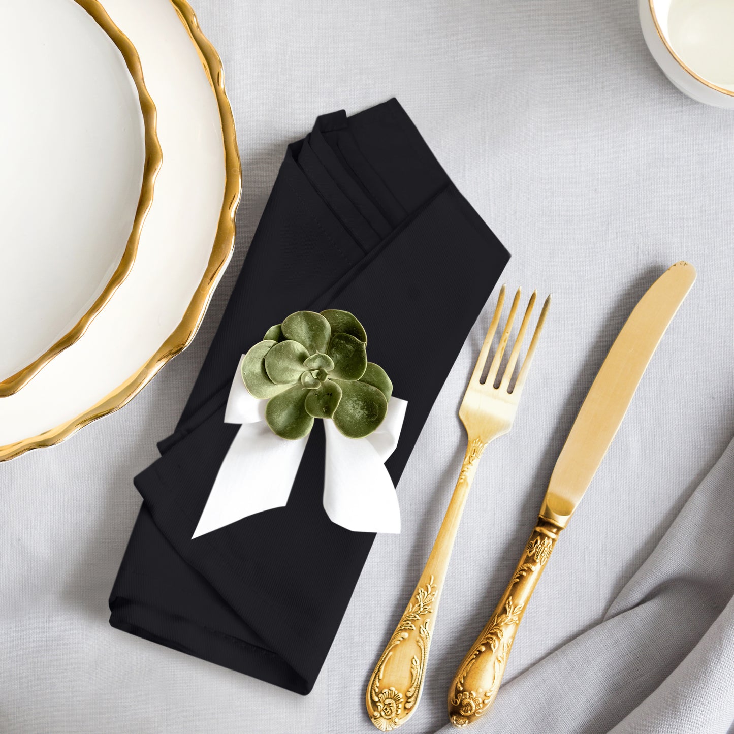 Cloth Napkin - Black